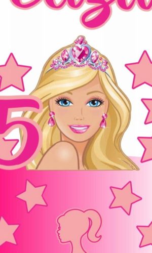 Arquivo de Corte Topo de Bolo Barbie Princesa