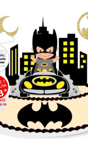 Arquivo de Corte Topo de Bolo Batman Bebê