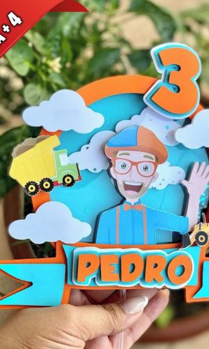 Arquivo de Corte Topo de Bolo Blippi