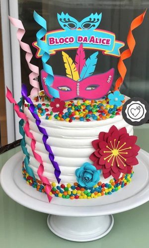Arquivo de corte topo de bolo carnaval