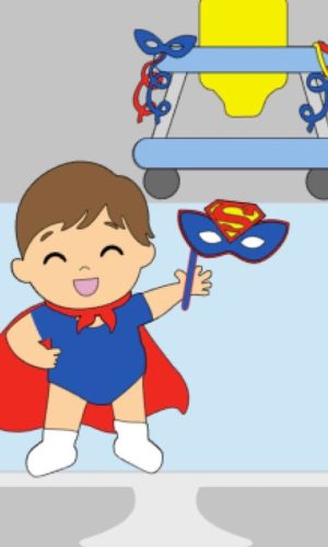 Arquivo de Corte Topo de Bolo Carnaval Super Homem Superman