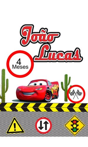 Arquivo de Corte Topo de Bolo Carros 01