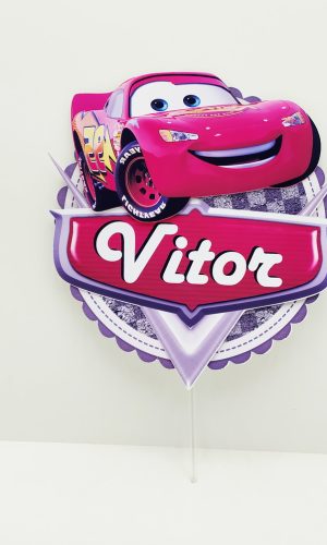 Arquivo de Corte topo de bolo Carros 04 - Studio e PDF