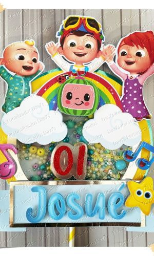 Arquivo de Corte Topo de Bolo Cocomelon