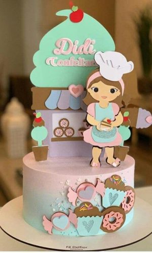 Arquivo de Corte - Topo de Bolo (Confeitaria) 2