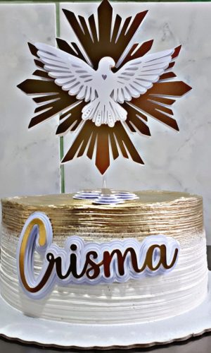 Arquivo de Corte Topo de Bolo Crisma