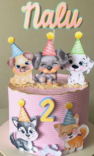 Arquivo topo de bolo de cachorrinho Doguinho -COD 951