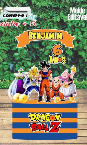 Arquivo de Corte Topo de Bolo Dragon Ball Z