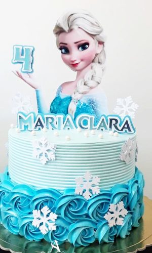 Arquivo de Corte Topo de Bolo Elsa Frozen