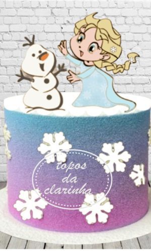 Arquivo de Corte Topo de Bolo em Camadas Frozen