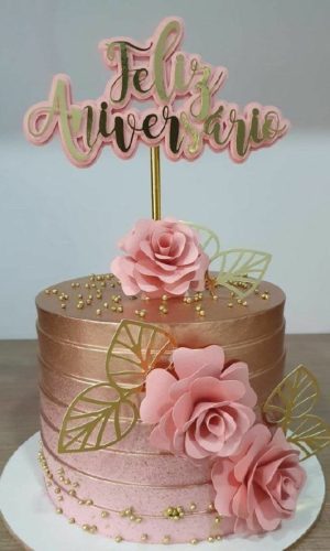 Arquivo de corte topo de bolo Feliz Aniversário