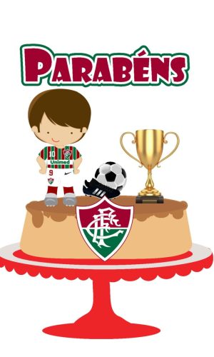 Arquivo de corte Topo de bolo Fluminense 01