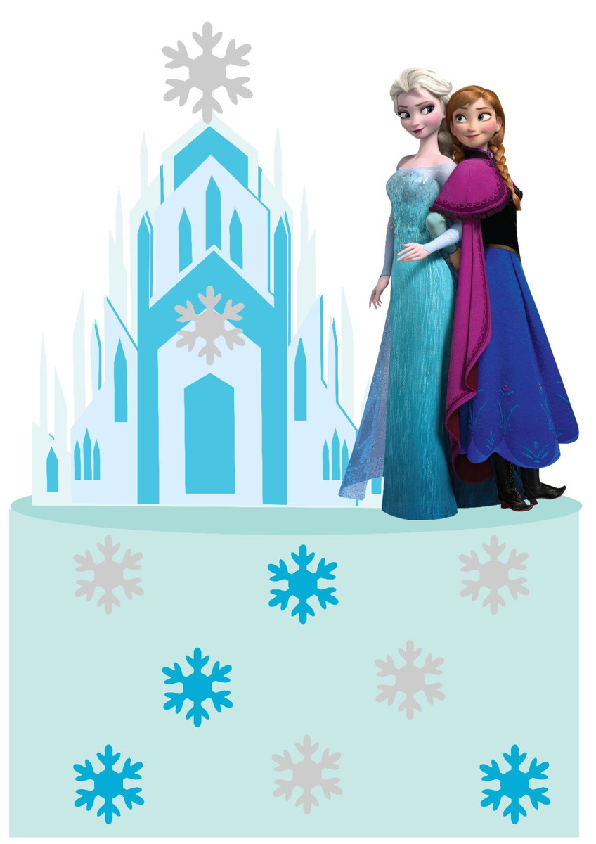 Arquivo de corte Topo de Bolo Frozen 01