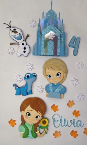Arquivo de Corte Topo de Bolo Frozen 02