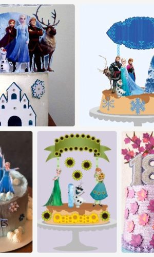 Arquivo de Corte Topo de Bolo Frozen 1 + Brinde