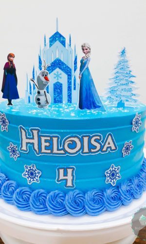 Arquivo de corte Topo de bolo Frozen #1 PDF/JPG