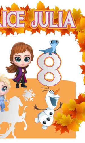 Arquivo de Corte Topo de Bolo Frozen 2