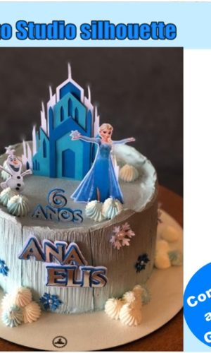 Arquivo De Corte Topo De Bolo Frozen -293