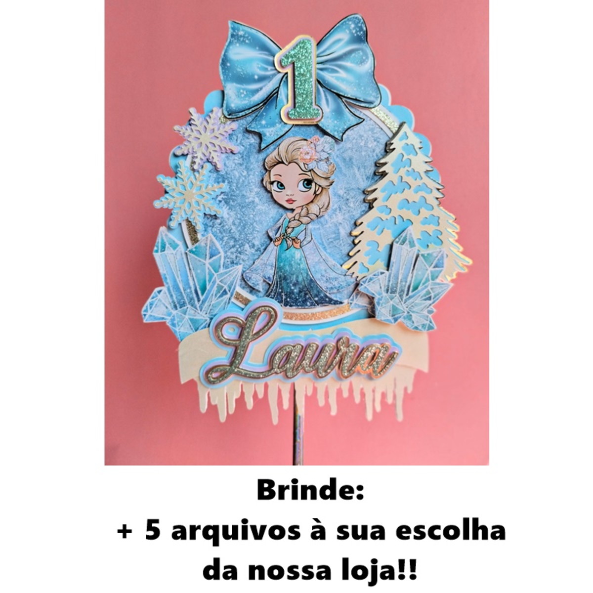 Arquivo de Corte Topo de Bolo Frozen