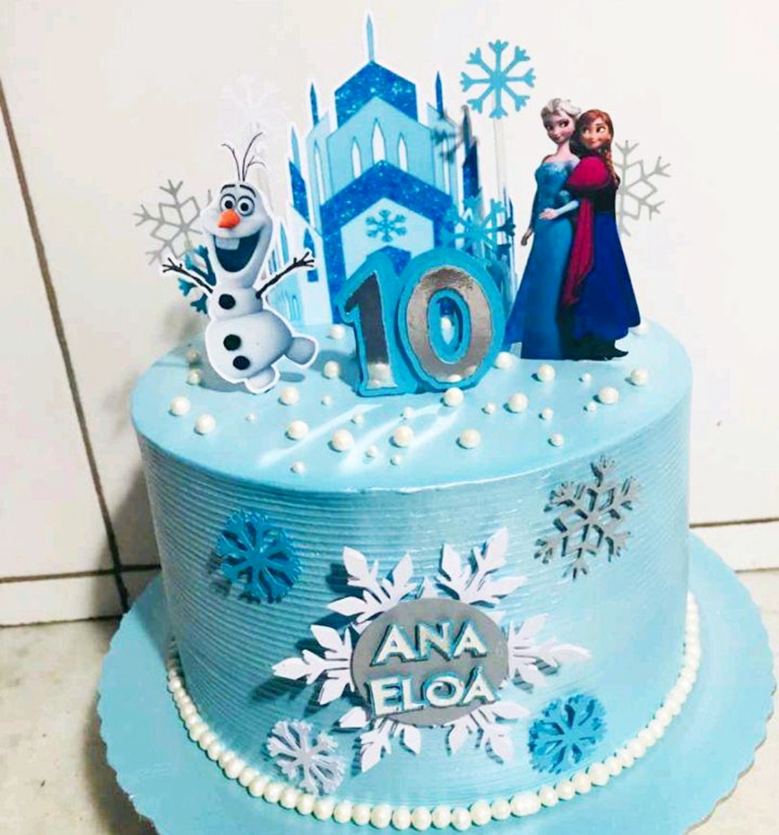 Studio/pdf Arquivo de Corte Topo de Bolo Frozen -001 - Imagem 2