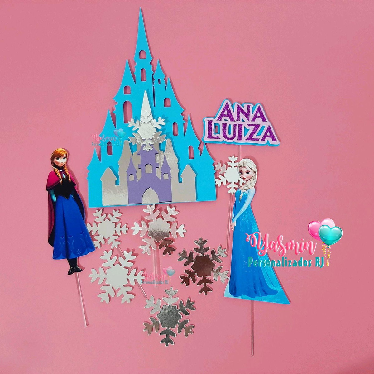 Arquivo de Corte Topo de Bolo Frozen - Imagem 2
