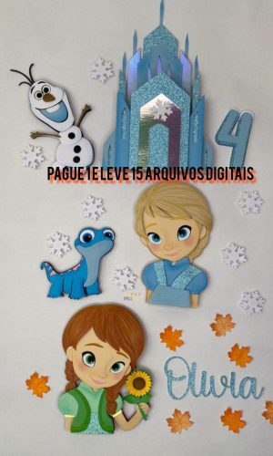 Arquivo de Corte-topo de Bolo Frozen