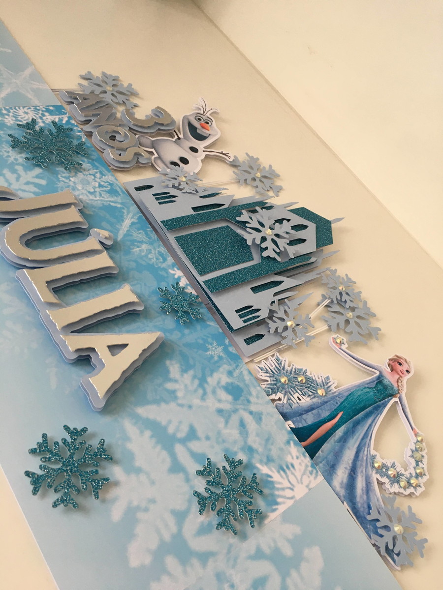 Arquivo de corte topo de bolo frozen/elsa - Imagem 2