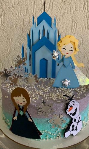 Arquivo de Corte Topo de Bolo Frozen em Camadas