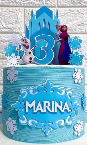 Arquivo de Corte Topo de Bolo Frozen