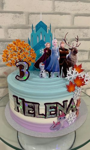Arquivo de corte Topo de Bolo Frozen II