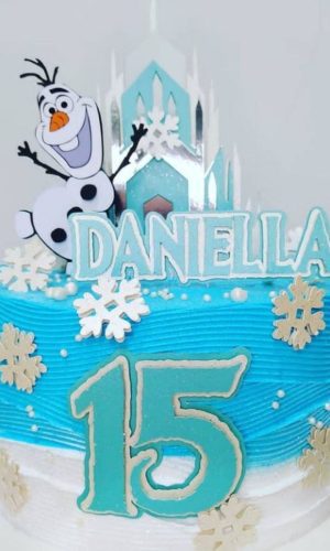 Arquivo de Corte Topo de Bolo Frozen Olaf