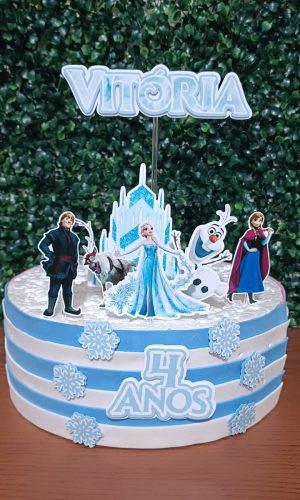 Arquivo de Corte Topo de Bolo Frozen - pdf / Studio