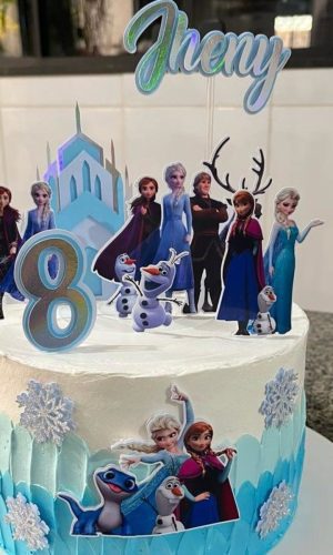 Arquivo de Corte Topo de Bolo Frozen