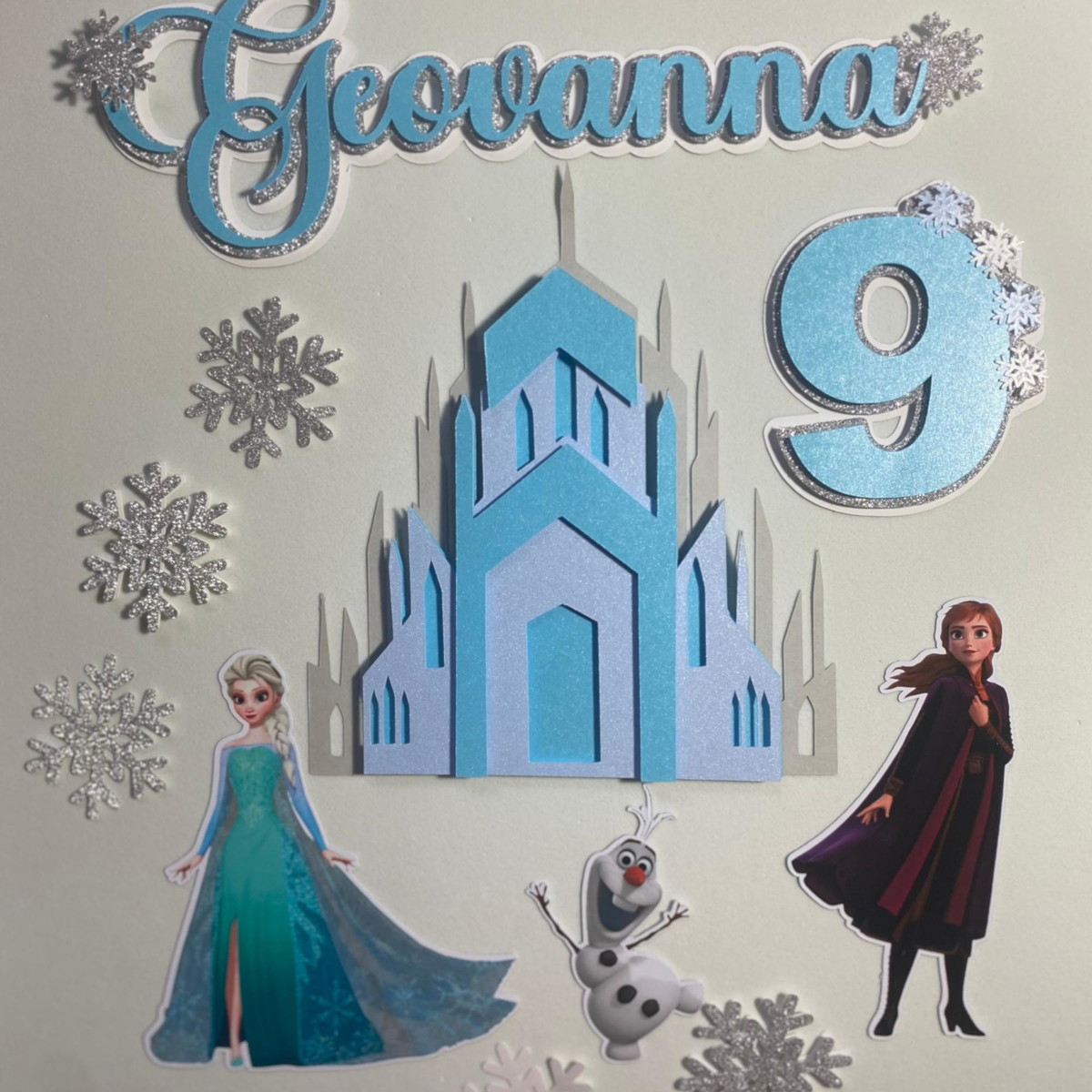 Arquivo de Corte Topo de Bolo Frozen