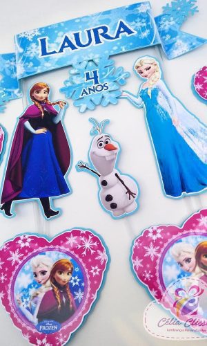 Arquivo de corte topo de bolo frozen