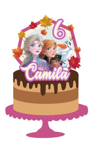 Arquivo de Corte Topo de Bolo Frozen