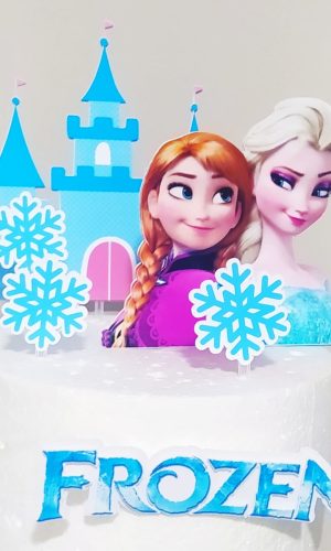 Arquivo de Corte Topo de Bolo Frozen
