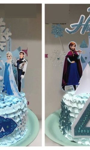 Arquivo de Corte Topo de Bolo Frozen Studio
