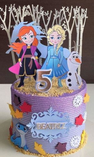Arquivo de Corte Topo de Bolo Frozen Studio