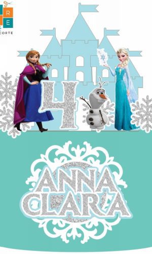 Arquivo de Corte Topo de Bolo Frozen