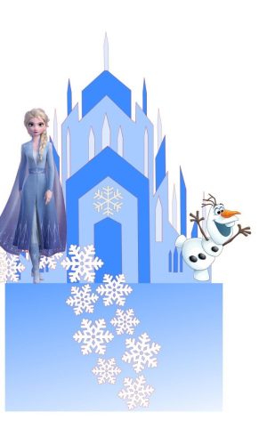 Arquivo de Corte Topo de Bolo Frozen