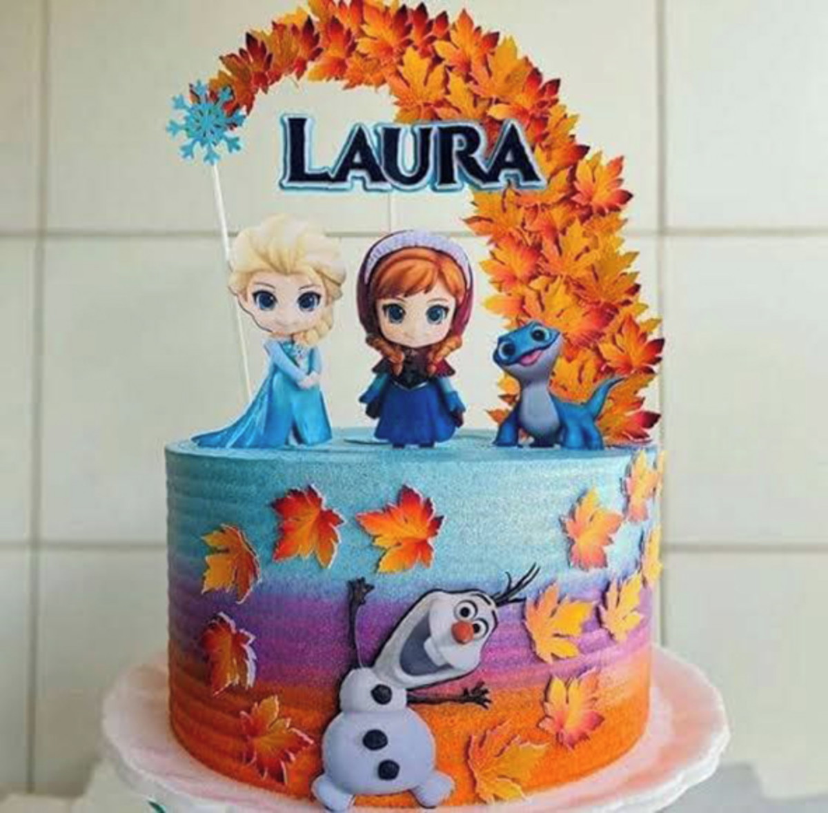 Arquivo de Corte Topo de Bolo Frozen