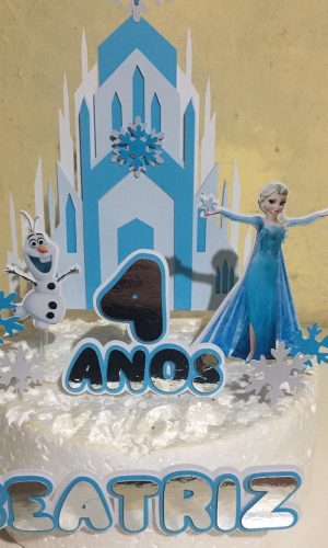 Arquivo de Corte Topo de Bolo Frozen