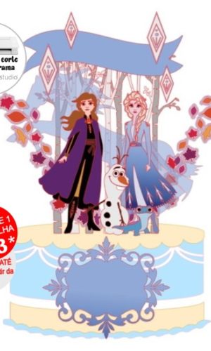 Arquivo De Corte Topo De Bolo Frozen