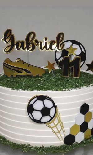 Arquivo de Corte Topo de Bolo Futebol