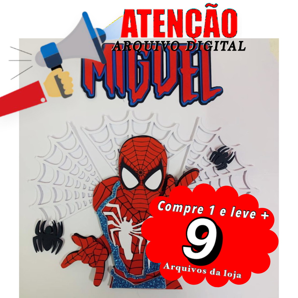 Arquivo De Corte Topo De Bolo - Homem Aranha 01 (19d9a1f)