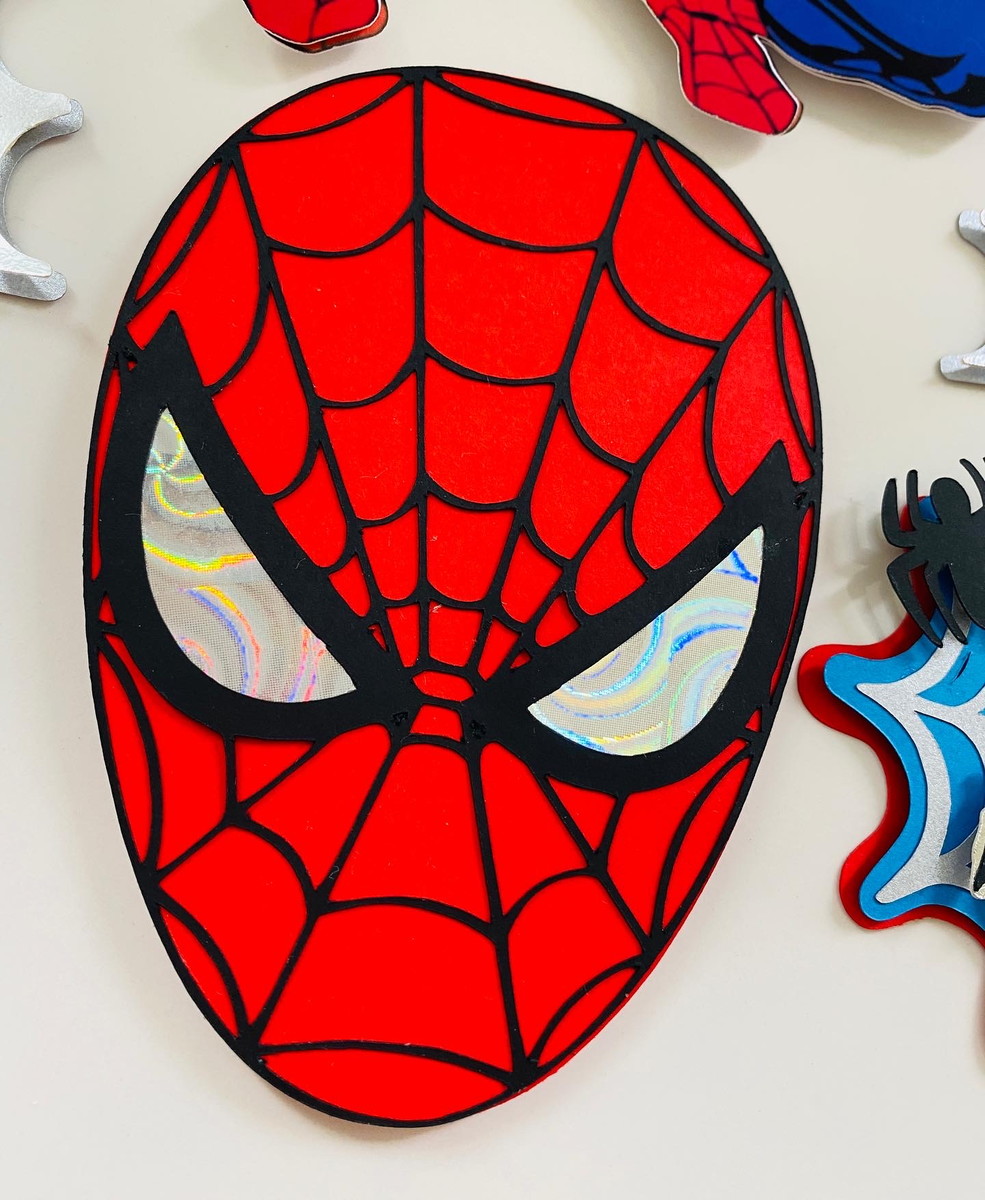 Arquivo de Corte Topo de Bolo - Homem Aranha - Imagem 5