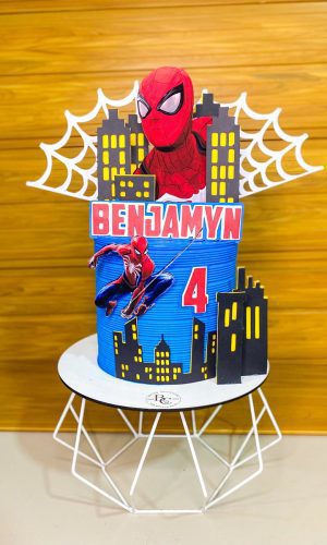 Arquivo de Corte Topo de Bolo Homem Aranha