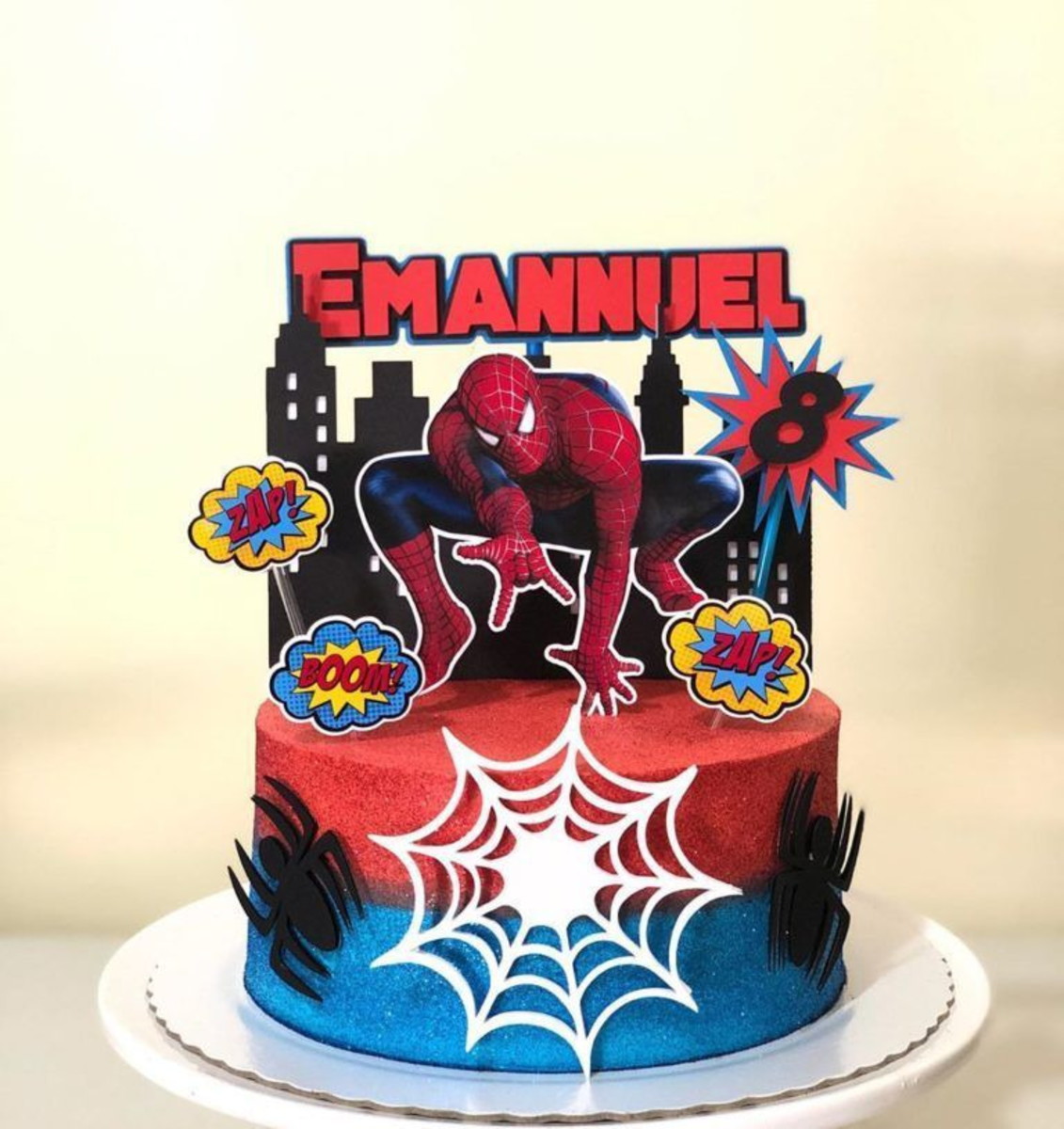 Arquivo de corte topo de bolo homem aranha