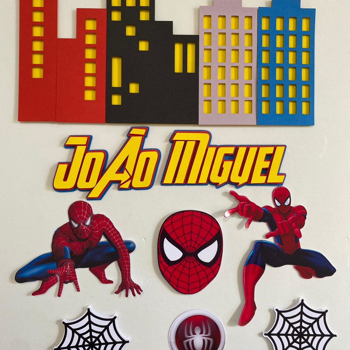 Arquivo de Corte Topo de Bolo Homem Aranha